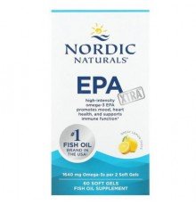 Nordic Naturals, EPA Xtra, Great Lemon, 60 Soft Gels