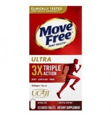 Schiff, Move Free® Joint Health, Ultra, Triple Action, 30 Coated Tablets