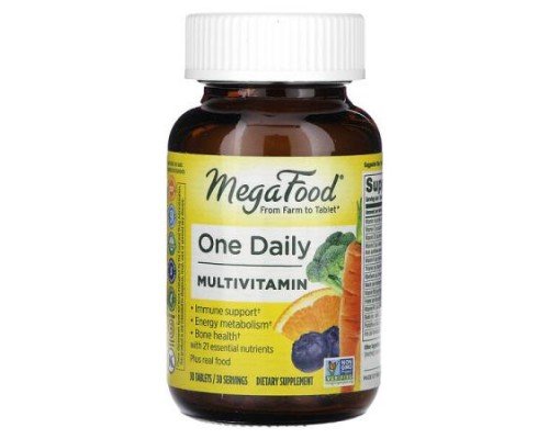 MegaFood, One Daily Multivitamin, 30 Tablets