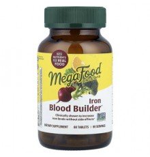 MegaFood, Blood Builder, Iron, 60 Tablets
