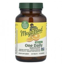 MegaFood, Men's 40+ One Daily Multivitamin, 60 Tablets