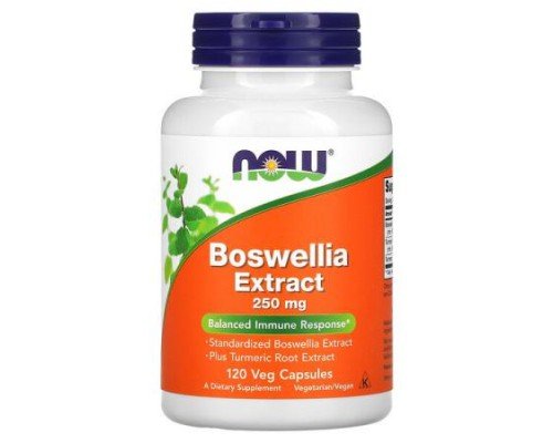 NOW Foods, Boswellia Extract, 250 mg, 120 Veg Capsules