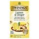 Twinings, Flavored Herbal Tea, Lemon & Ginger, Caffeine Free, 25 Tea Bags, 1.32 oz (37.5 g)