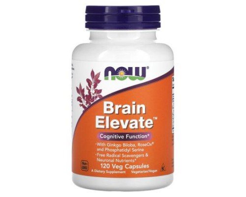 NOW Foods, Brain Elevate, 120 Veg Capsules