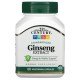 21st Century, Standardized Ginseng Extract, 60 Vegetarian Capsule (100 mg per Capsule)
