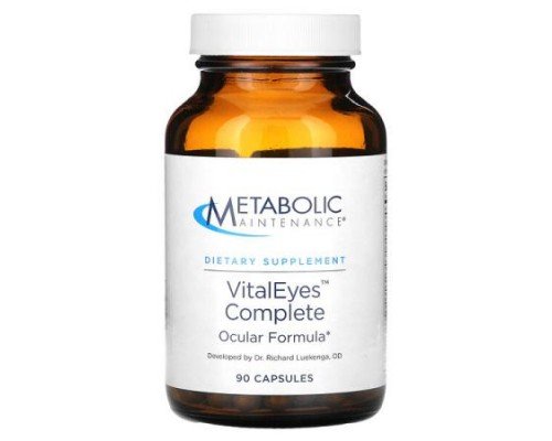Metabolic Maintenance, Vital Eyes Complete, Ocular Formula, 90 Capsules