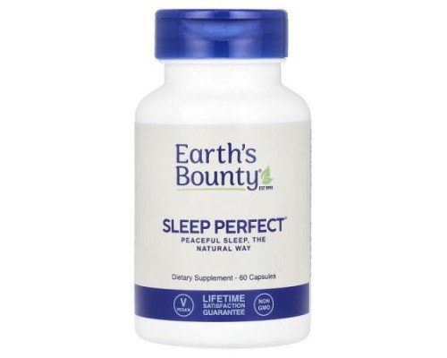 Earth's Bounty, Sleep Perfect, 60 Capsules
