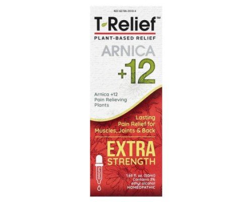 MediNatura, T-Relief, Plant-Based Relief Arnica +12, Extra Strength, 1.69 fl oz (50 ml)