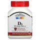 21st Century, Vitamin D3, 50 mcg (2,000 IU), 250 Softgels