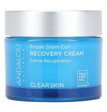 Andalou Naturals, Argan Stem Cell, Recovery Cream, Clear Skin, 1.7 oz (50 g)