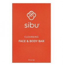 Sibu Beauty, Cleansing Face & Body Bar Soap, 3.5 oz