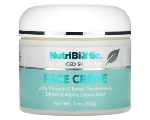 NutriBiotic, Advanced Skin Care, Face Créme, 2 oz (57 g)