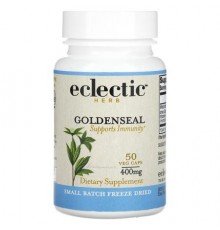 Eclectic Herb, Freeze Dried, Goldenseal, 400 mg, 50 Veg Caps