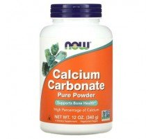 NOW Foods, Calcium Carbonate Pure Powder, 12 oz (340 g)