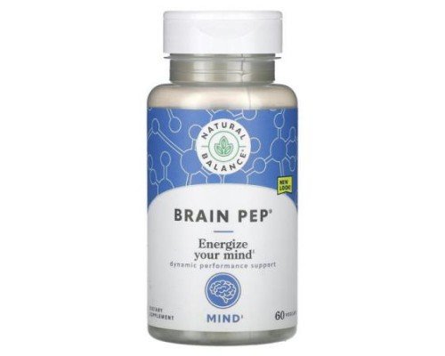 Natural Balance, Brain Pep, 60 VegCaps