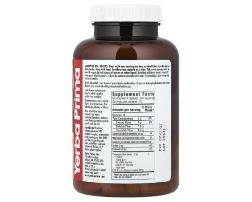 Yerba Prima, Prebiotic Colon Care, 180 Capsules