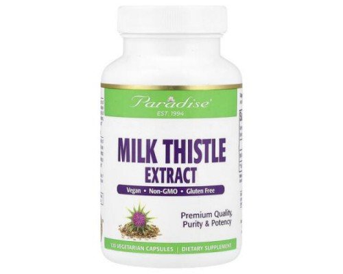 Paradise Herbs, Milk Thistle Extract, 120 Vegetarian Capsules (250 mg per Capsule)