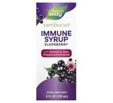 Nature's Way, Sambucus, Immune Syrup, Elderberry, 4 fl oz (120 ml)