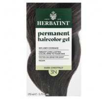Herbatint, Permanent Haircolor Gel, 3N Dark Chestnut, 5.75 fl oz (170 ml)
