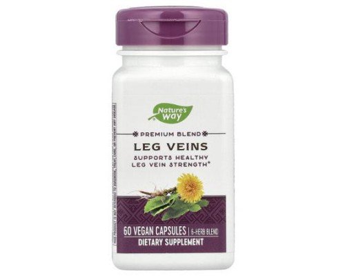 Nature's Way, Premium Blend, Leg Veins, 60 Vegan Capsules