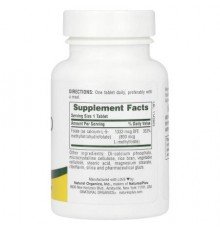 NaturesPlus, Folic Acid as Methylfolate , 800 mcg, 90 Tablets