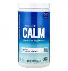 Natural Vitality, CALM®, Magnesium Supplement Drink Mix, Original Unflavored, 16 oz (453 g)