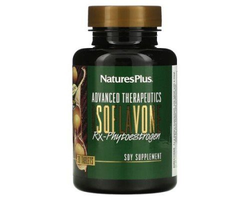 NaturesPlus, Advanced Therapeutics, Isoflavone Rx-Phytoestrogen, 30 Tablets