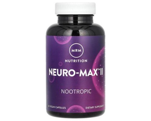 MRM Nutrition, Neuro-Max II, 60 Vegan Capsules