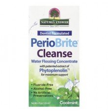 Nature's Answer, PerioBrite® Cleanse, Water Flossing Concentrate, Cool Mint, 4 fl oz (120 ml)