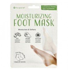 Nu-Pore, Moisturizing Foot Mask, One Size Fits Most, 1 Pair