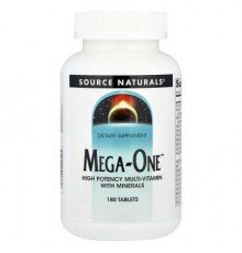 Source Naturals, Mega-One™, High Potency Multi-Vitamin With Minerals, 180 Tablets