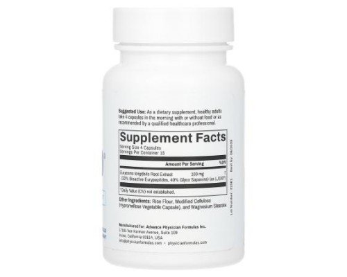 Advance Physician Formulas, LJ 100®, 25 mg , 60 Capsules