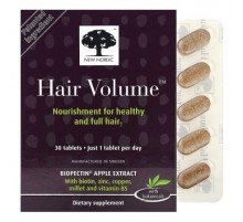 New Nordic, Hair Volume with Botanicals, 30 Tablets