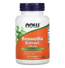 NOW Foods, Boswellia Extract, 500 mg, 90 Softgels