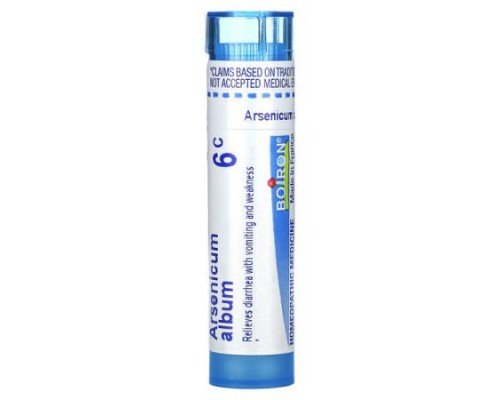 Boiron, Arsenicum Album, 6C, Food Poisoning Relief, Approx 80 Pellets