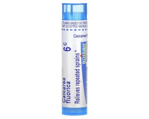 Boiron, Calcarea Fluorica, 6C, Joint Pain Relief, Approx. 80 Pellets