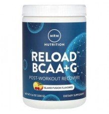 MRM Nutrition, Reload BCAA+G, Post-Workout Recovery, Island Fusion, 11.6 oz (330 g)