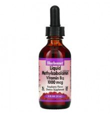 Bluebonnet Nutrition, Liquid CelluarActive Methylcobalamin Vitamin B12, Raspberry, 1,000 mcg, 2 fl oz (59 ml)