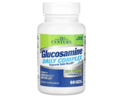21st Century, Glucosamine Daily Complex, 60 Coated Tablets