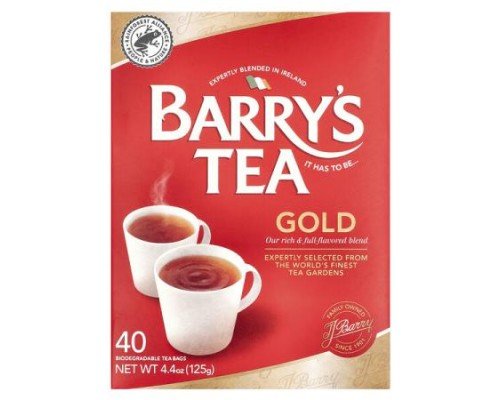 Barry's Tea, Gold Blend, 40 Tea Bags, 4.4 oz (125 g)