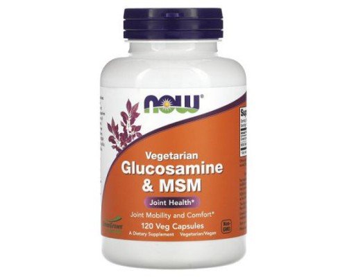 NOW Foods, Vegetarian Glucosamine & MSM, 120 Veg Capsules