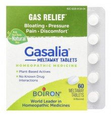Boiron, Gasalia,  Meltaway Tablets, Unflavored, 60 Meltaway Tablets