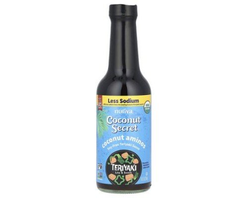 Coconut Secret, Coconut Aminos, Teriyaki, Light & Sweet, 10 fl oz (296 ml)