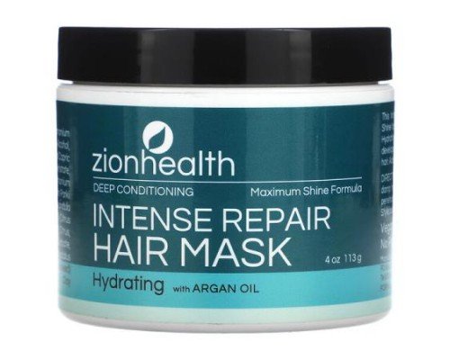 Zion Health, Intense Repair Hair Mask, 4 oz (113 g)