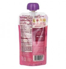 Happy Family Organics, Happy Tot, Fiber & Protein, 2+ Years, Organic Pears, Raspberries, Carrots & Butternut Squash, 4 oz (113 g)