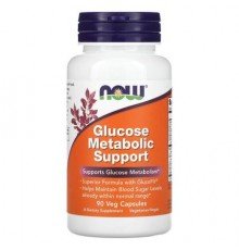 NOW Foods, Glucose Metabolic Support, 90 Veg Capsules