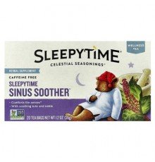 Celestial Seasonings, Wellness Tea, Sleepytime Sinus Soother®, Caffeine Free, 20 Tea Bags, 1.2 oz (35 g)