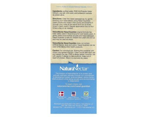 NaturaNectar, Nasal Guardian™ Spray, For 2 Years Old & Older, 1 fl oz (30 ml)