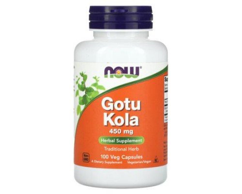 NOW Foods, Gotu Kola, 450 mg, 100 Veg Capsules