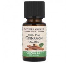 Nature's Answer, 100% Pure Organic Essential Oil, Cinnamon, 0.5 fl oz (15 ml)